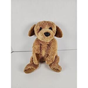 1999 Ty Classic Scooter Puppy Dog Floppy Plush 16" Brown Stuffed